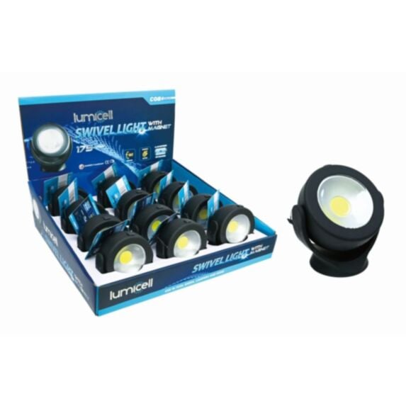 Lampe COB orientable avec base magnétique - UNCLE BILLS