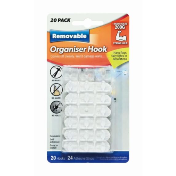 Lot de 20 pinces miniatures amovibles transparentes - UNCLE BILLS