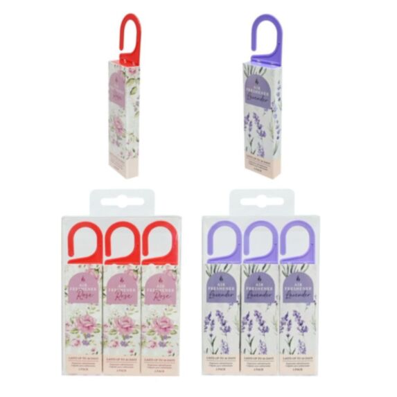Lot de 3 désodorisants suspendus 2 parfums assortis - UNCLE BILLS