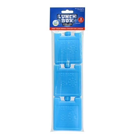 Lot de 3 mini blocs réfrigérants bleu - UNCLE BILLS
