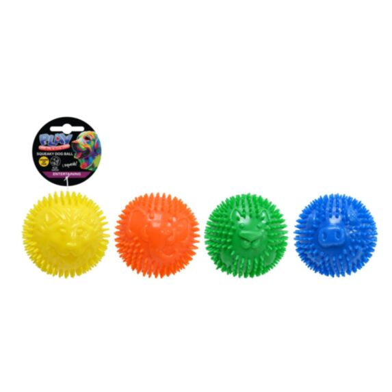 Balle à picots sifflante 9cm lot de 4 couleurs assorties - UNCLE BILLS