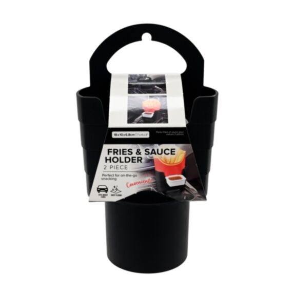 Support voiture pour frites et sauces 2 pièces - UNCLE BILLS