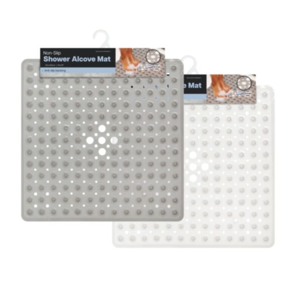 Tapis de douche pour niche avec trous de drainage 53x53cm - UNCLE BILLS
