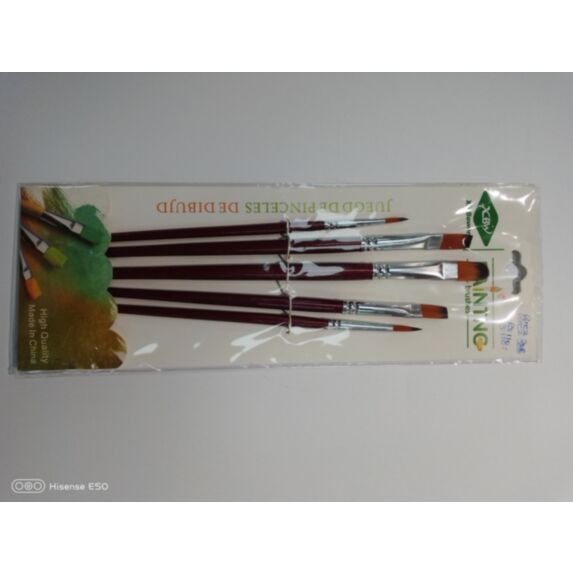 Set de 5 pinceaux mixtes débutants - HOBBYWORLD