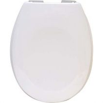 Abattant WC incassable Gris Charnières Blanc - Mr Bricolage : Bricoler,  Décorer, Aménager, Jardiner