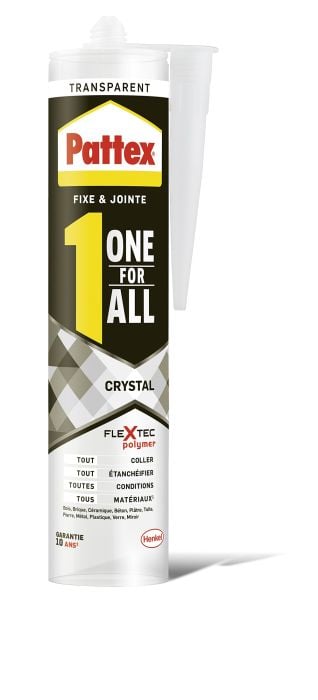 Pattex Ni Clou Ni Vis Crystal 290 g - Mastic Universel Transparent