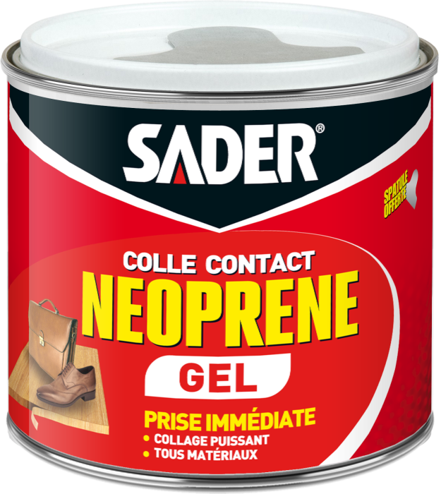 Colle Contact Néoprène Gel 500ml - SADER - Mr Bricolage