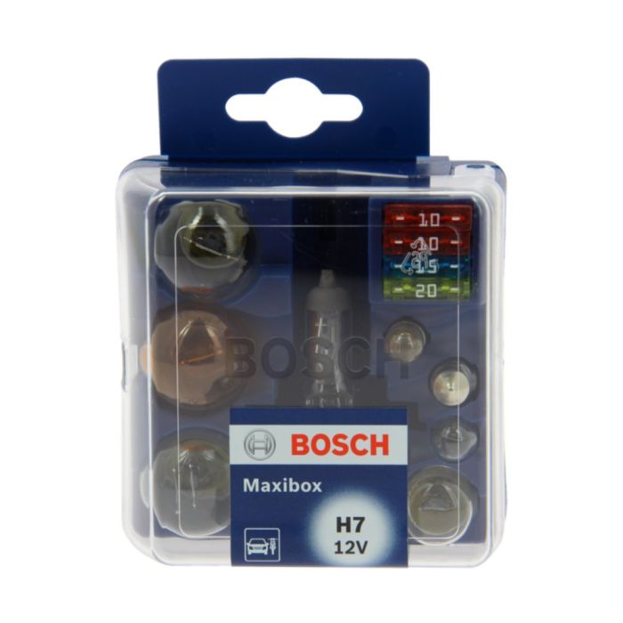 Coffret 8 Ampoule + 4 fusibles Maxibox H7 12V - BOSCH - Mr Bricolage