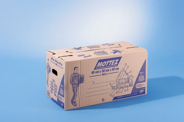 MOTTEZ Carton 54L 600 x 300 x 300 mm charge 20kg
