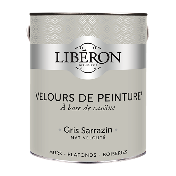 Peinture multisupport velours gris sarrasin 2,5L - LIBERON - Mr Bricolage