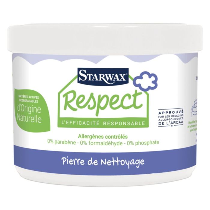 Pierre blanche de nettoyage Respect 375 g - STARWAX - Mr Bricolage