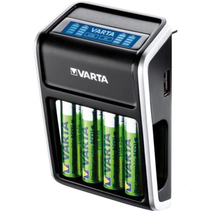 Chargeur Varta LCD pour piles rechargeables - VARTA - Mr Bricolage