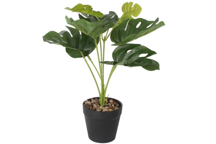 Plante artificielle H30 cm, pot plastique Ø8,5 x 7,5 cm - Mr Bricolage