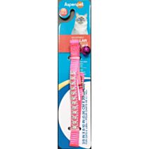 Collier uni pour chat nylon strass rose - ASPEN PET
