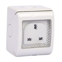 Prise de courant simple étanche IP55 13A - KRIPAL