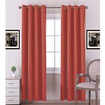 Rideau Oxford 140 x 240 cm orange saumon 