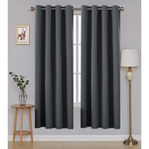 Rideau Oxford 140 x 180 cm gris fonce 