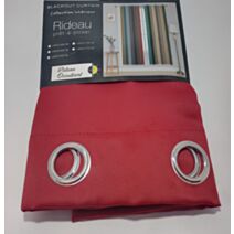 Rideau occultant porte 140 x 280 cm bordeaux