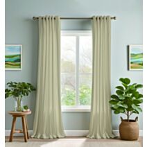 Rideau occultant 140 x 240 cm beige sable - MAISON BONHEUR