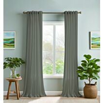 Rideau occultant 140 x 240 cm marron taupe - MAISON BONHEUR