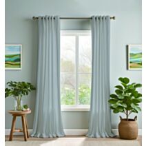 Rideau occultant 140 x 280 cm gris clair - MAISON BONHEUR