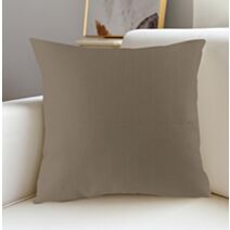 Coussin Oxford 60 x 60 cm taupe - MAISON BONHEUR