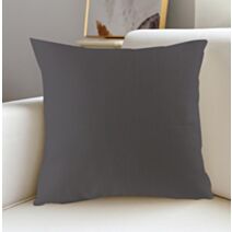 Coussin Oxford 60 x 60 cm gris anthracite - MAISON BONHEUR