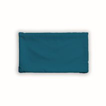 Housse de coussin Oxford 50 x 30 cm bleu canard - MAISON BONHEUR
