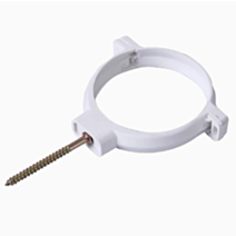 Clip PVC en O Ø50 mm