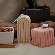Bougie cire de soja design Anna 270 g - CHARLOTTE SKIN