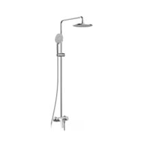 Combi-douche ronde 3 fonctions Chrome - HUAYI