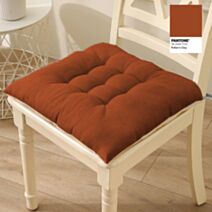 Assise de chaise matelassée 40x40cm terracotta - MAISON BONHEUR