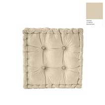 Assise de chaise matelassée 40x40x10 cm lin - MAISON BONHEUR