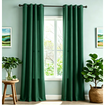 Rideau occultant 135x240cm vert clair