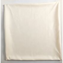 Housse chenille 45x45cm blanc