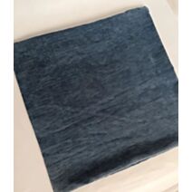 Housse de coussin Chenille 45x45cm bleu