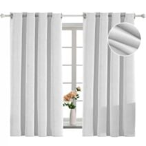 Rideau occultant velours 140x240cm crème