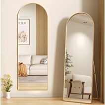 Miroir sur pieds 50x160cm doré