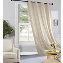 Voilage uni 140x240 cm beige - MAISON BONHEUR