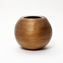 Pot jardin en fibre d'argile Oasis Ø43cmx35cm doré
