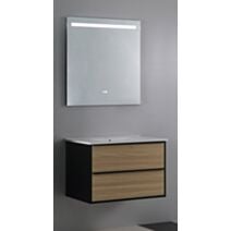 Meuble salle de bain avec miroir led 60cm Mesa