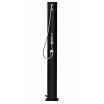 Douche solaire aluminium Ø110mmx200cm 23L noir