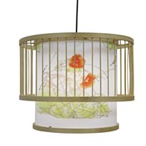 Suspension Solana rotin 40x40x30cm
