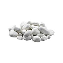 Galets 6-7 cm blanc neige 10 kg