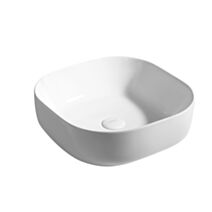 Vasque à poser en carré arrondi - 430 x 430 x 135 mm 