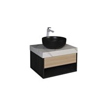 Meuble salle de bain Obi avec miroir 59 x 47 x 30 cm