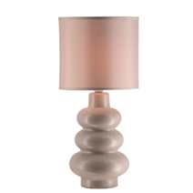 Lampe de table Alya céramique naturel Ø20x41,5cm beige