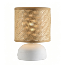 Lampe de table Ambre céramique naturel Ø16x23cm beige