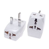 Adaptateur multiprise universel type G 13A 250V blanc