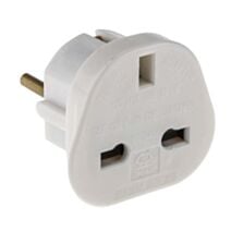 Adaptateur de voyage UK vers Europe - RS PRO